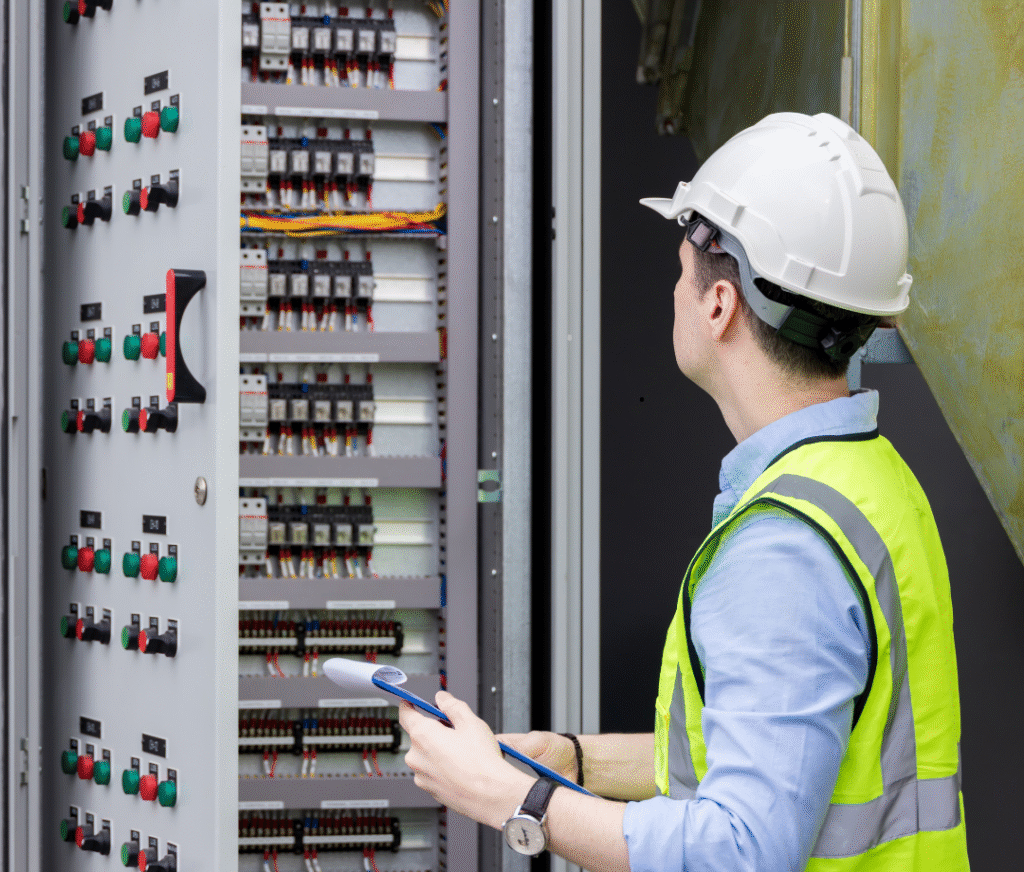 Machine testing and commissioning